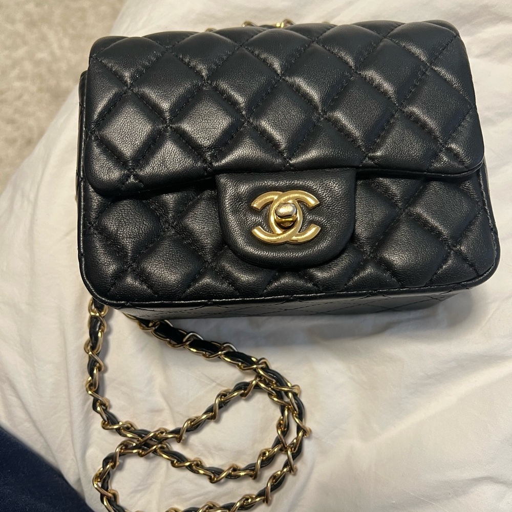 Chanel mini square flap bag